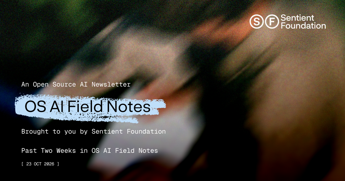 This Week In OS AI Field Notes: 23 October 2026