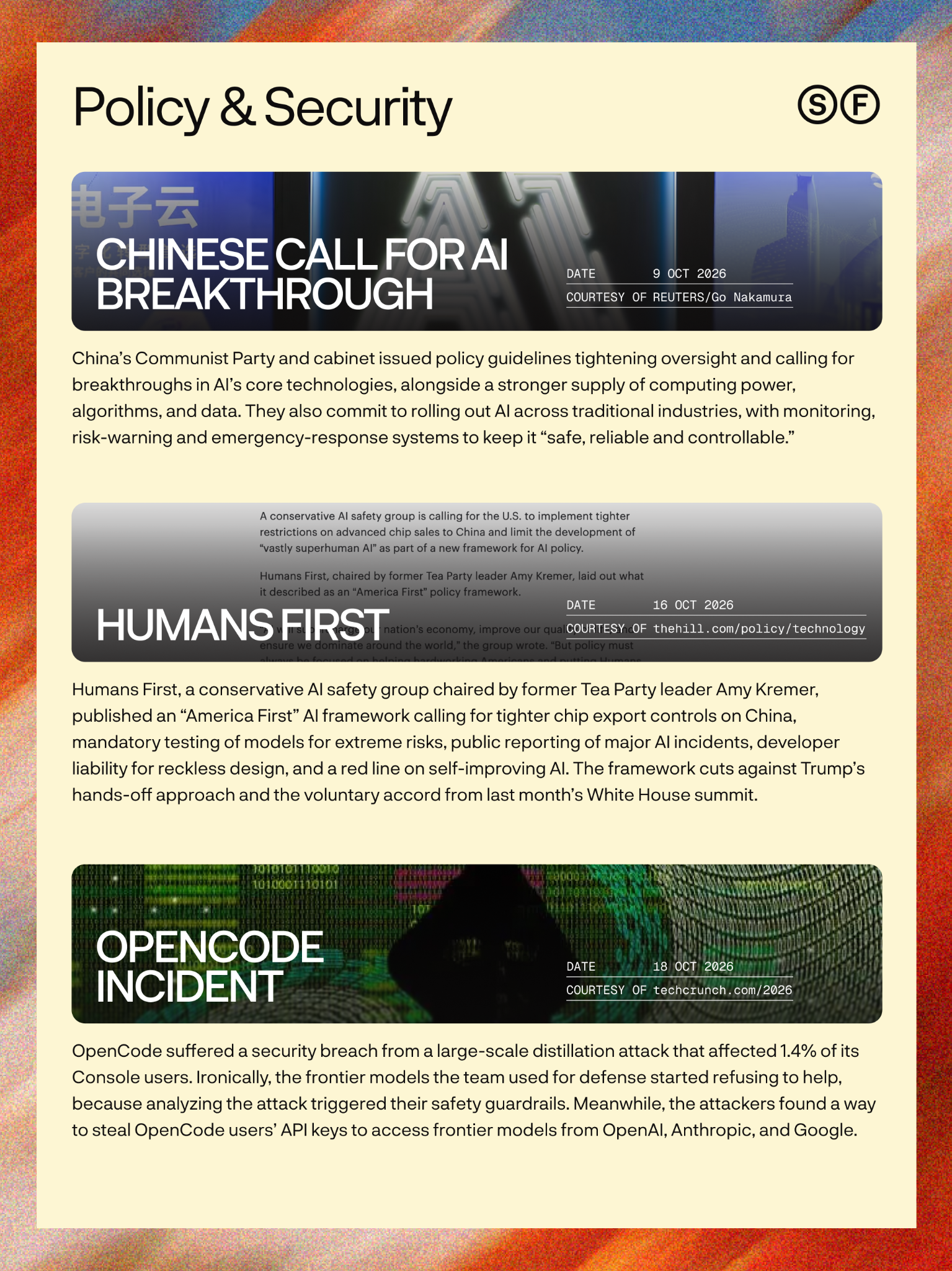 Policy & Security — 23 October 2026